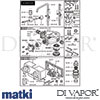 Matki EX917 cO Elixir Classic Exposed Mixer with Curved Wall Assembly Dimension